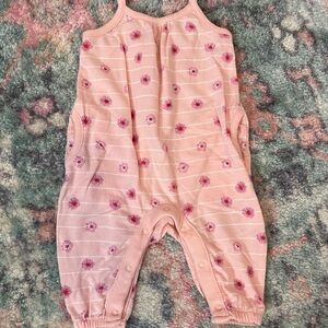 Old Navy - Pink Floral Baby Romper, 0-3mo